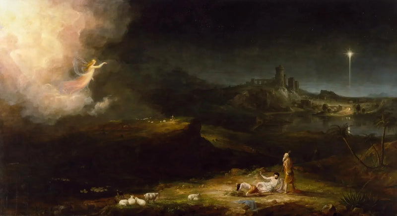 Mezarlara Görünen Melek - Thomas Cole