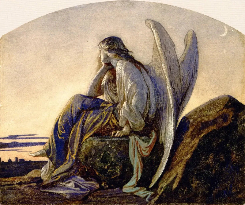 Akşam Meleği Bir Şehri Gözetliyor - Alexandre Cabanel