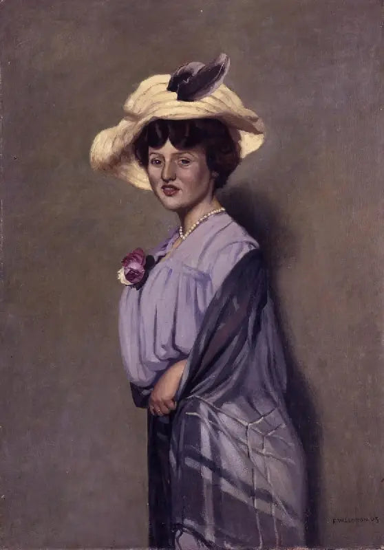 İngiliz Kadın - Félix Vallotton