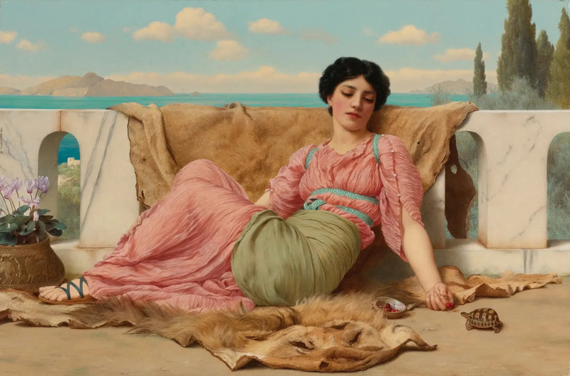 Sakin Evcil Hayvan - John William Godward