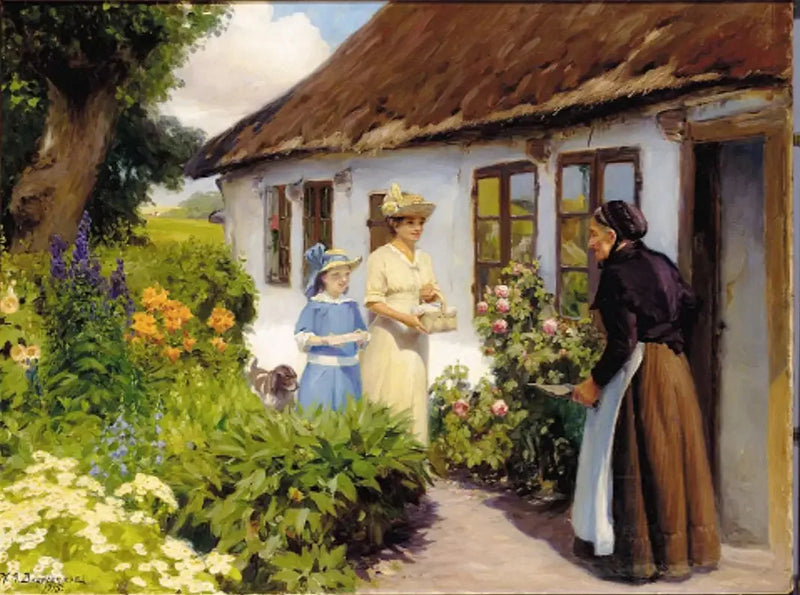 Old Line'ın Doğum Günü. - H. A. Brendekilde