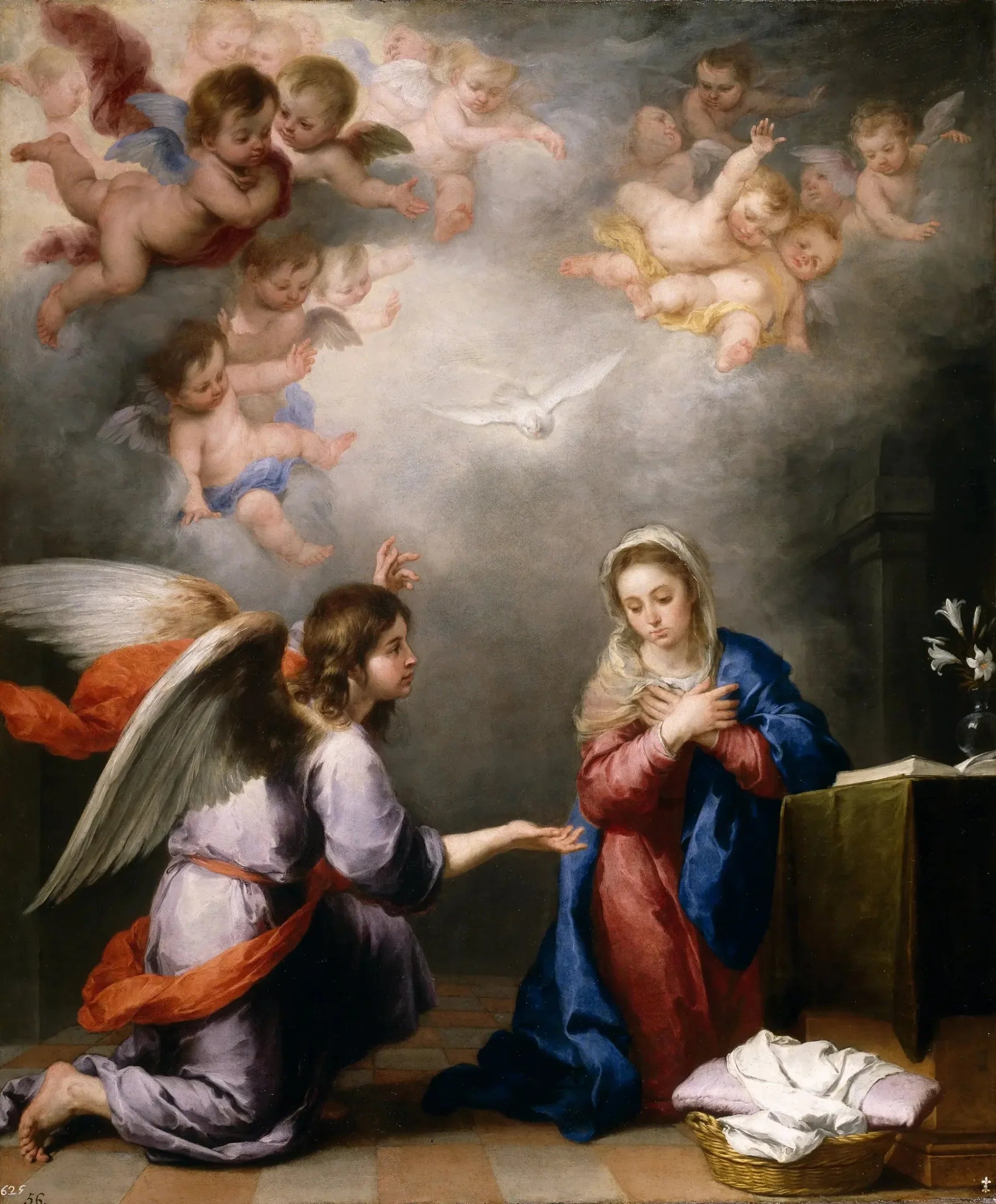 L'Annonciation - Bartolomé Esteban Murillo image 1 reproduction artisanale de tableau