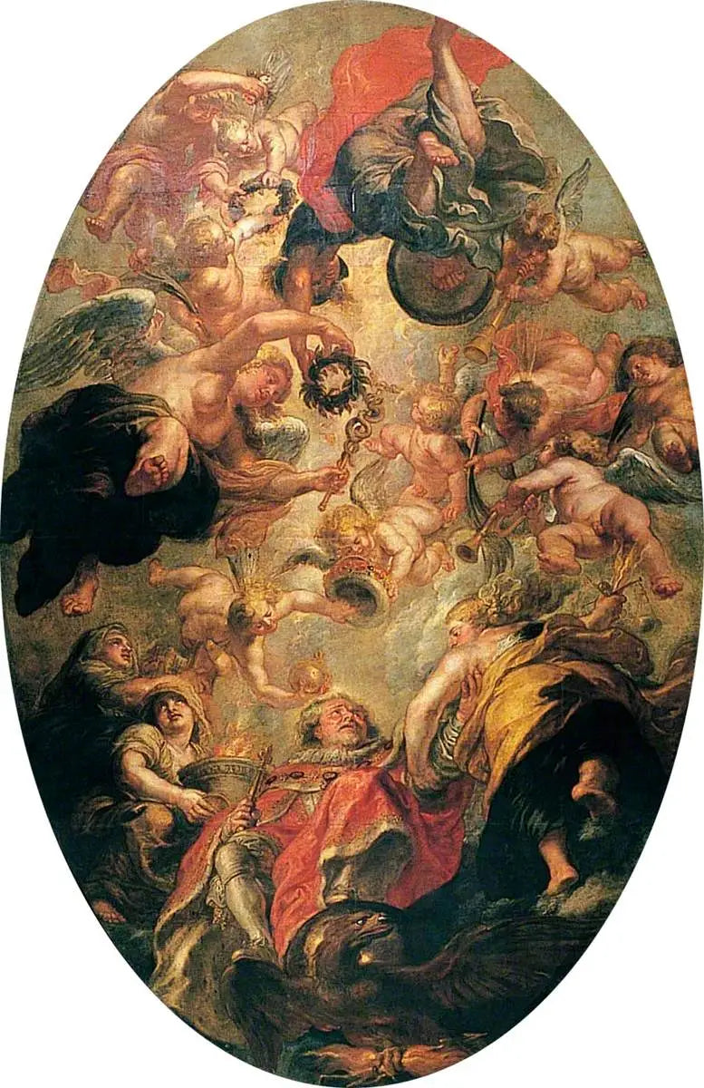 Jacques I. Apoteozu - Peter Paul Rubens