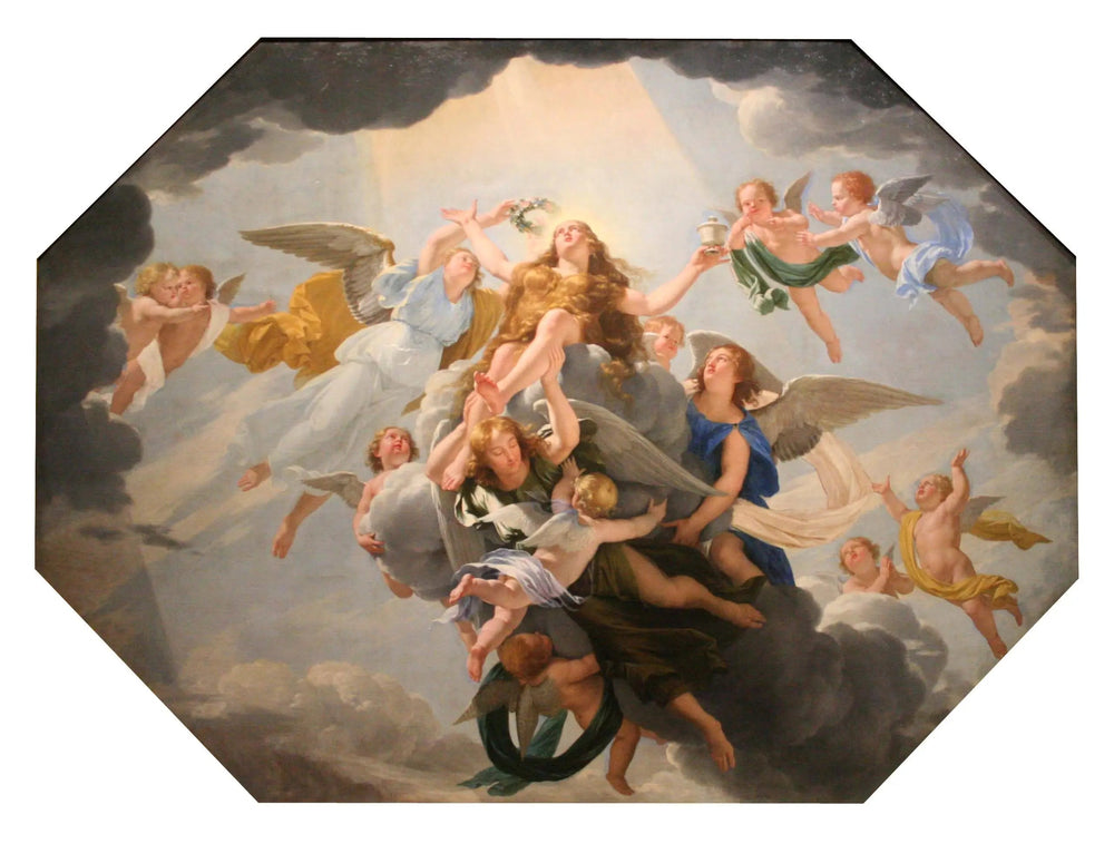 L'apothéose de Marie-Madeleine - Philippe de Champaigne image 1 copie peinte à la main à l’huile