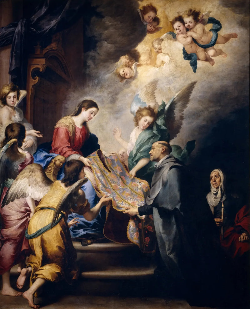 Meryem Ana'nın Saint Ildefonse'daki Görünüşü - Bartolomé Esteban Murillo