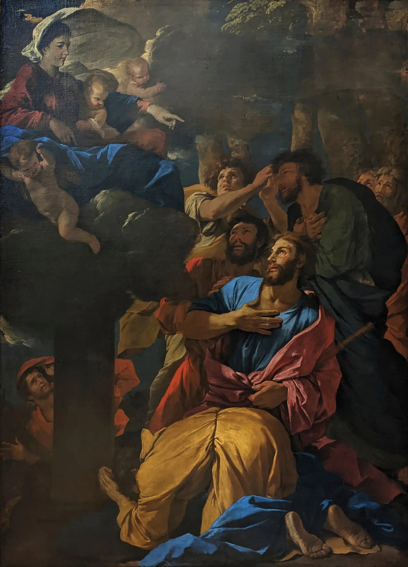 Meryem Ana'nın Aziz Yakup Büyük Mecdeli'ye Görünüşü - Nicolas Poussin