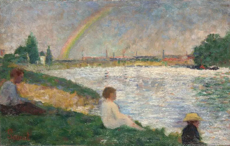 Gökkuşağı: « Asnières'deki Yüzücüler » için Çalışma - Georges Seurat