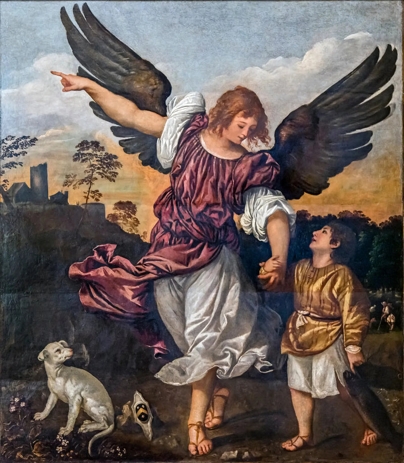 Başmelek Rafael ve Tobi - Titian