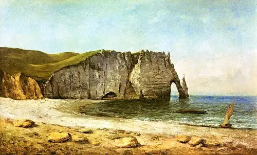 Étretat Deniz Köprüsü - Gustave Courbet