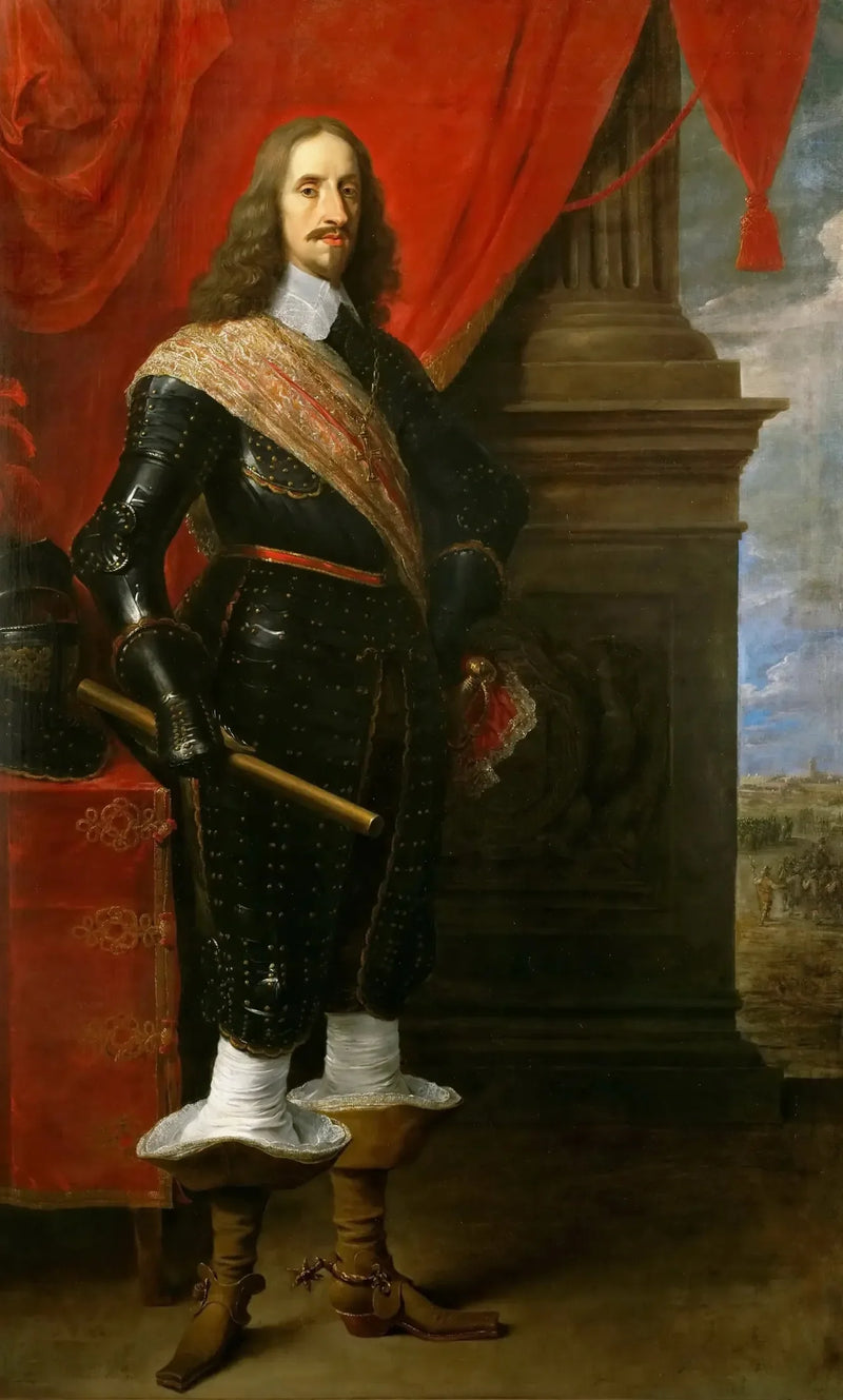 İmparator Leopold Wilhelm, arka planda Gravelingen Kalesi ile - David Teniers genç