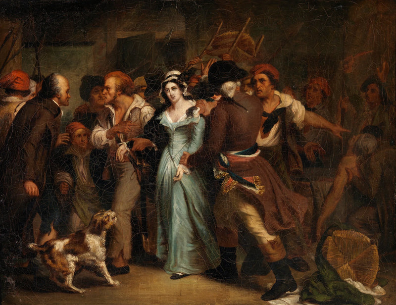 Charlotte Corday'nin Tutuklanması - Ary Scheffer