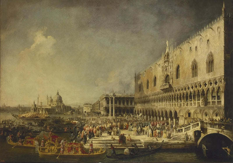 Fransız Büyükelçi'nin Venedik'e Varışı - Canaletto