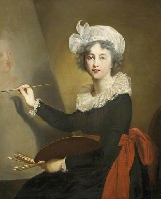 Sanatçı Çalışırken (Otoportre) - Élisabeth Vigée Le Brun