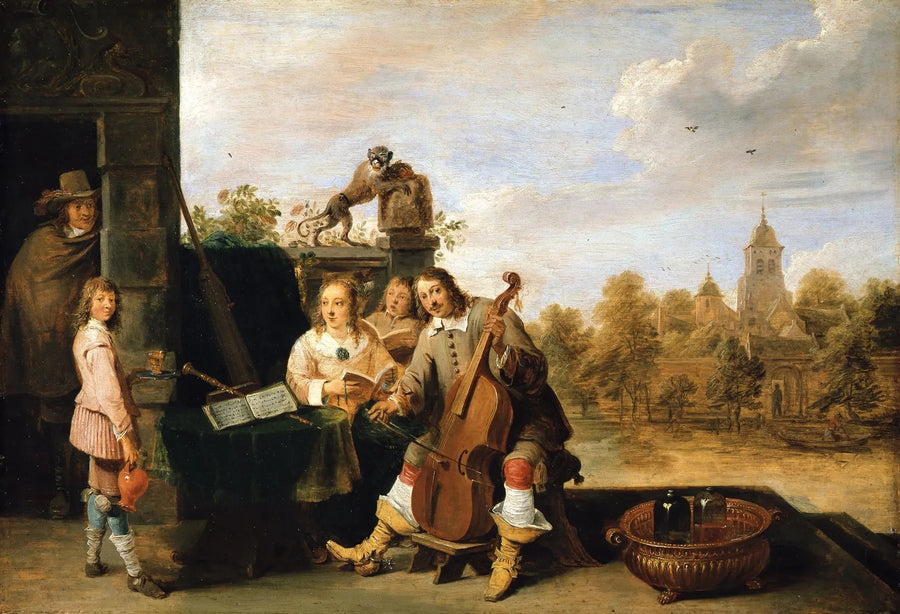 Sanatçı ve ailesi - David Teniers genç