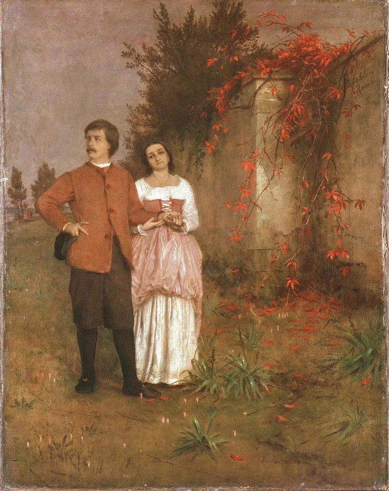 Sanatçı ve Eşi - Arnold Böcklin