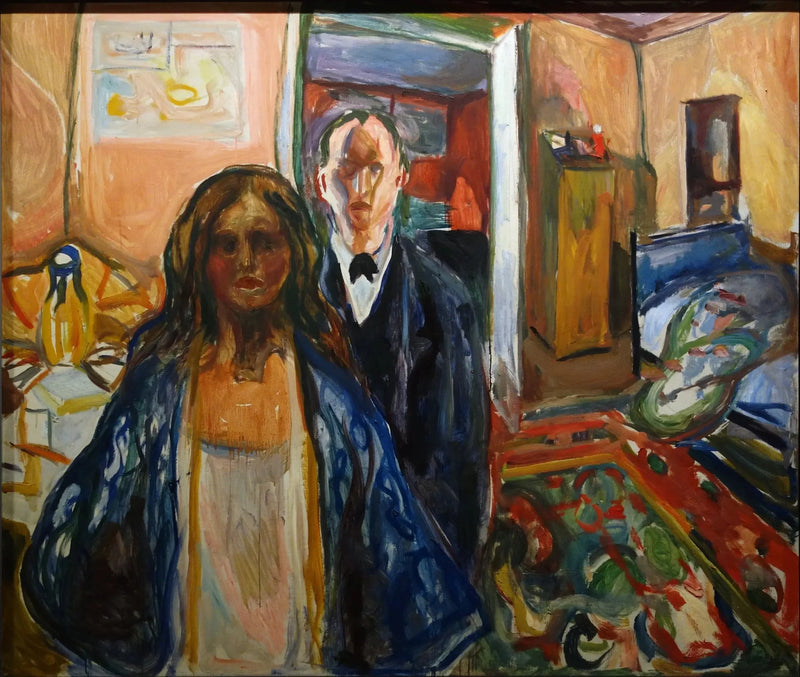 Sanatçı ve Modeli - Edvard Munch