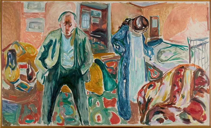 Sanatçı ve Modeli - Edvard Munch