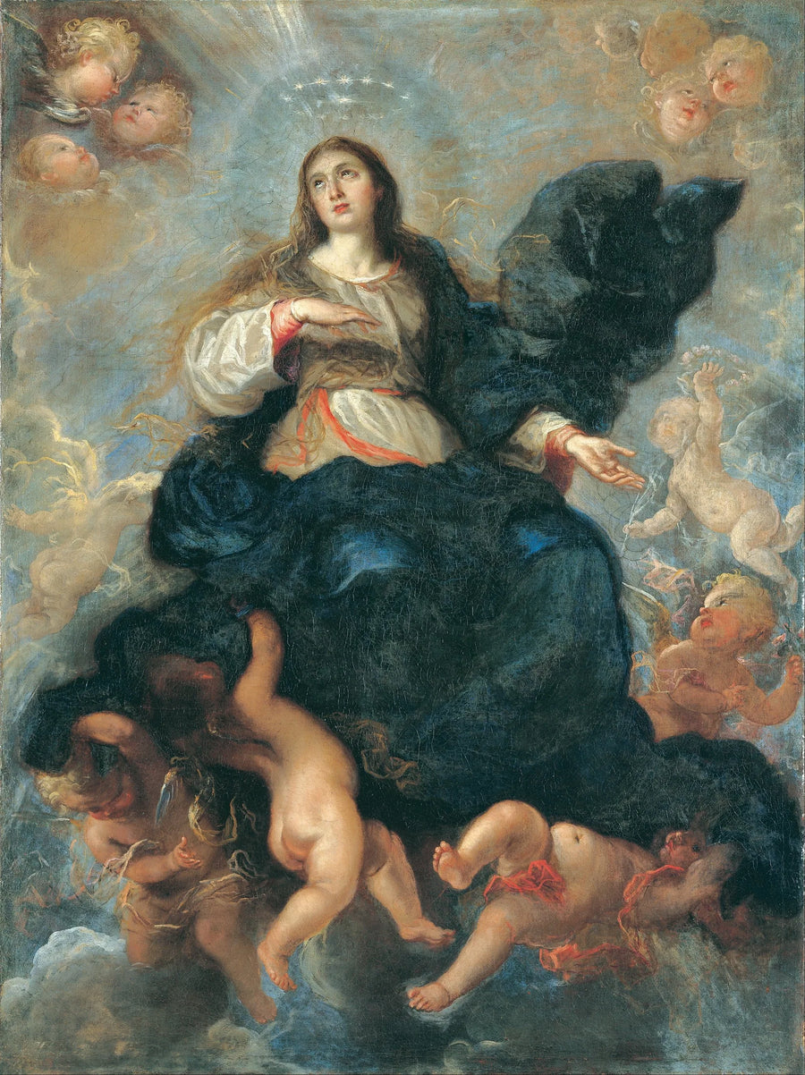L'Assomption de la Vierge - Juan Carreño de Miranda image 1 copie peinte à la main à l’huile