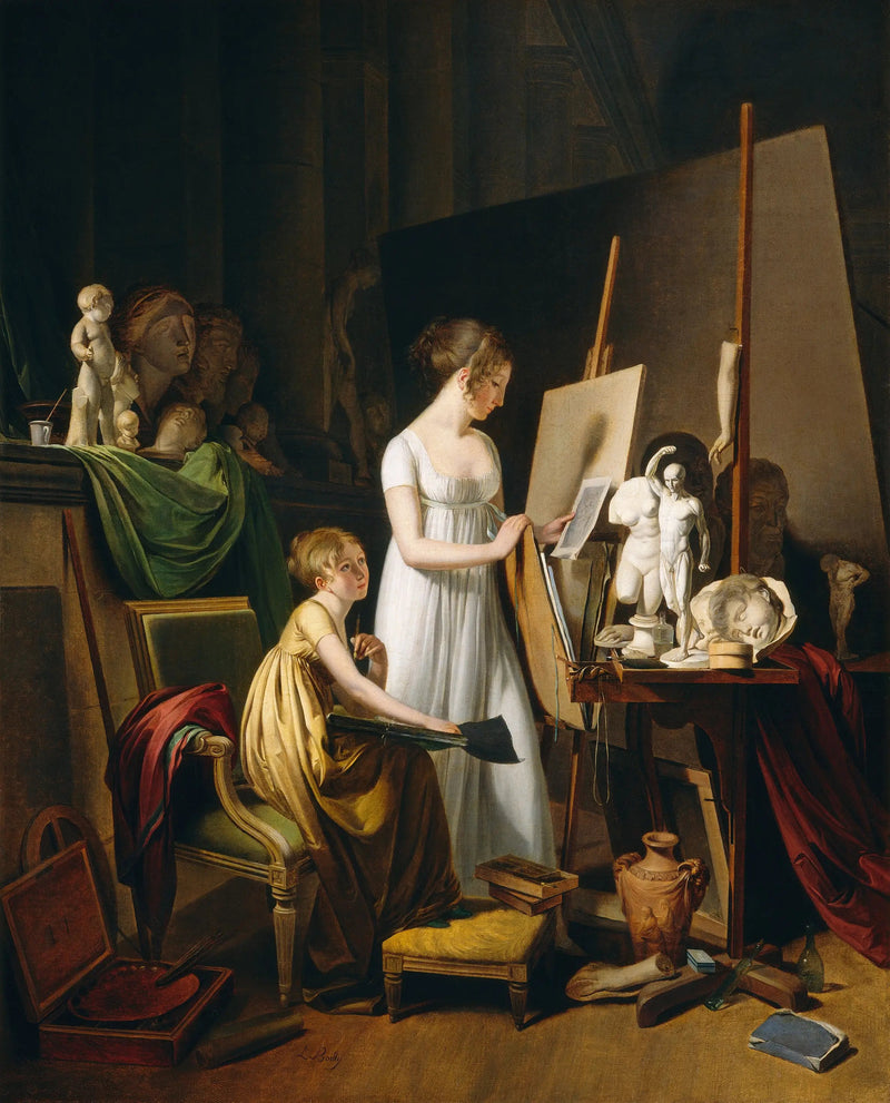 Bir Ressamın Atölyesi - Louis-Léopold Boilly