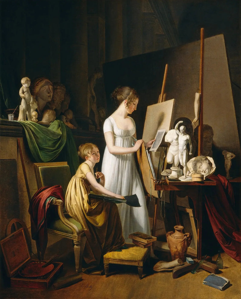 Bir Ressamın Atölyesi - Louis-Léopold Boilly