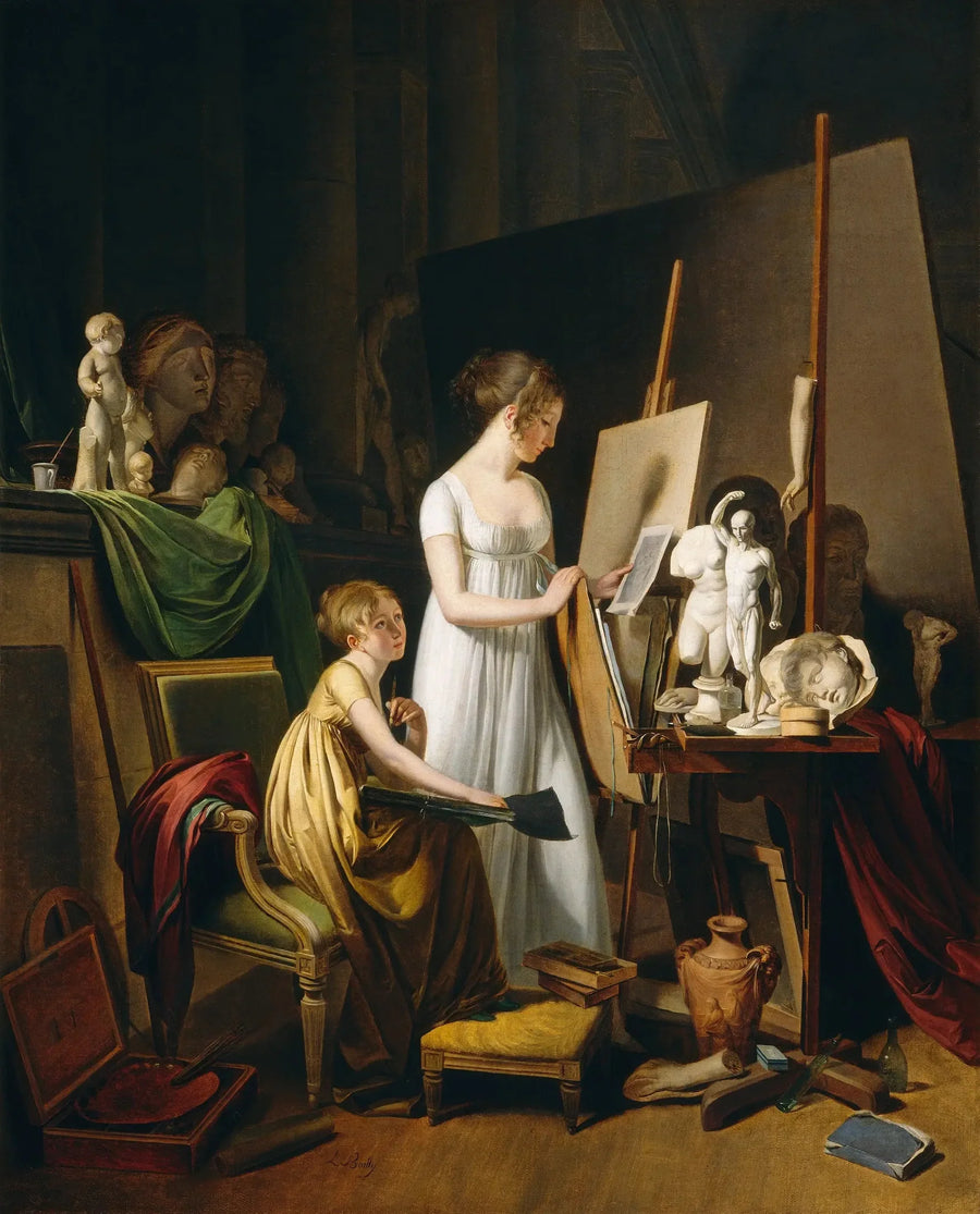 Bir Ressamın Atölyesi - Louis-Léopold Boilly