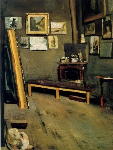 Sanatçının Atölyesi, Visconti Caddesi - Frédéric Bazille
