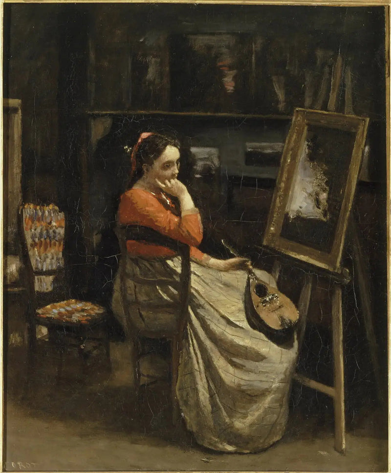 Corot Atölyesi - Jean-Baptiste Camille Corot