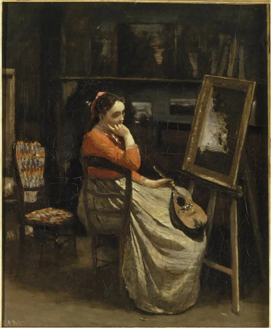 Corot Atölyesi - Jean-Baptiste Camille Corot