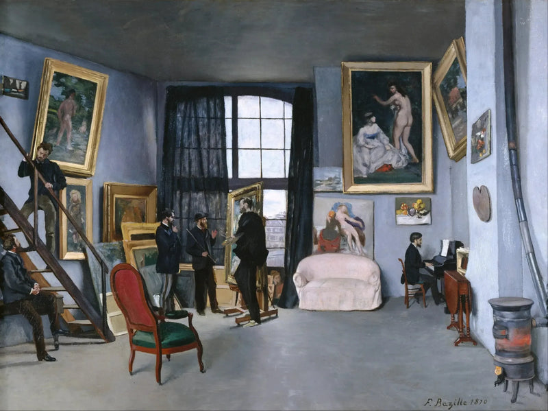 Condamine Caddesi Atölyesi - Frédéric Bazille