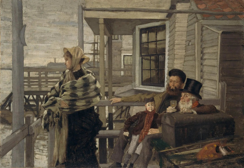 Üç Karga Pansiyonu, Gravesend - James Tissot