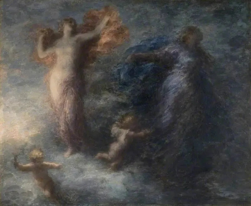Aurore ve Gece - Henri Fantin-Latour