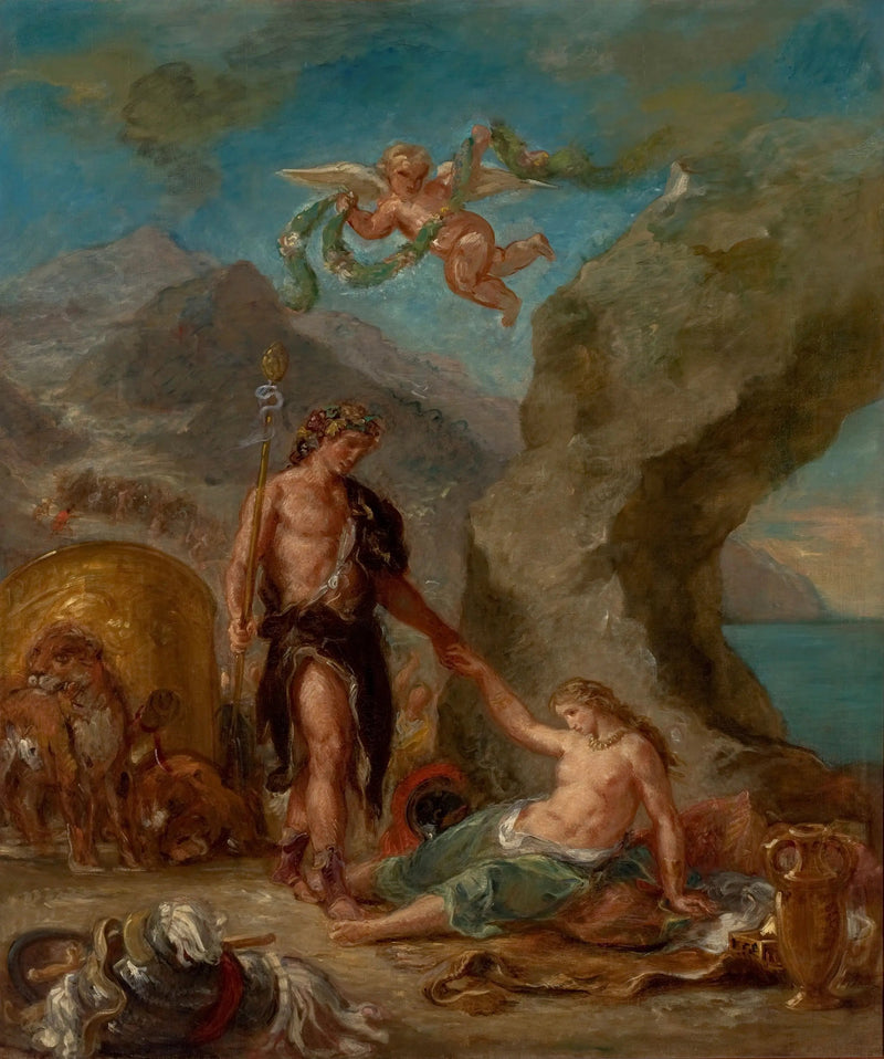 Sonbahar - Bakkus ve Ariadne - Eugène Delacroix