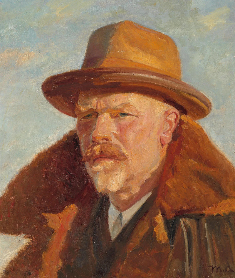 Sanatçının otoportresi. - Michael Peter Ancher