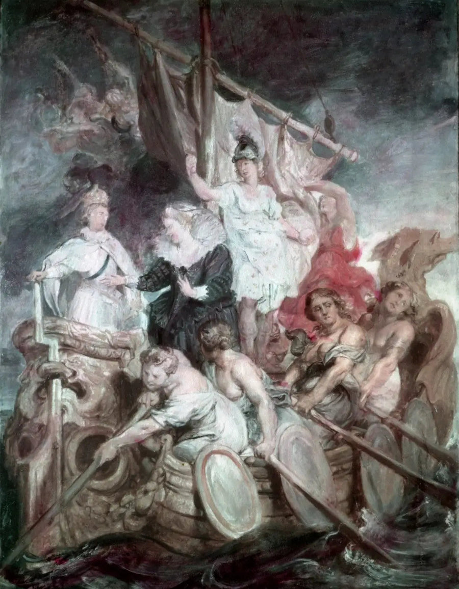 Louis XIII'ün Reşit Oluşunun Gelişi - Peter Paul Rubens