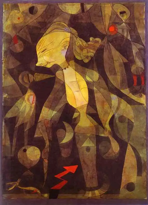 Genç bir kadının macerası - Paul Klee