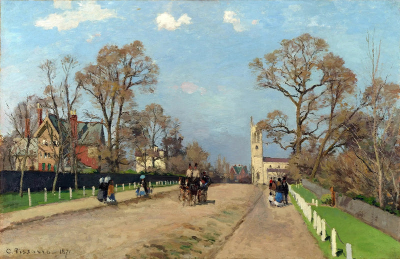 Sydenham Caddesi - Camille Pissarro