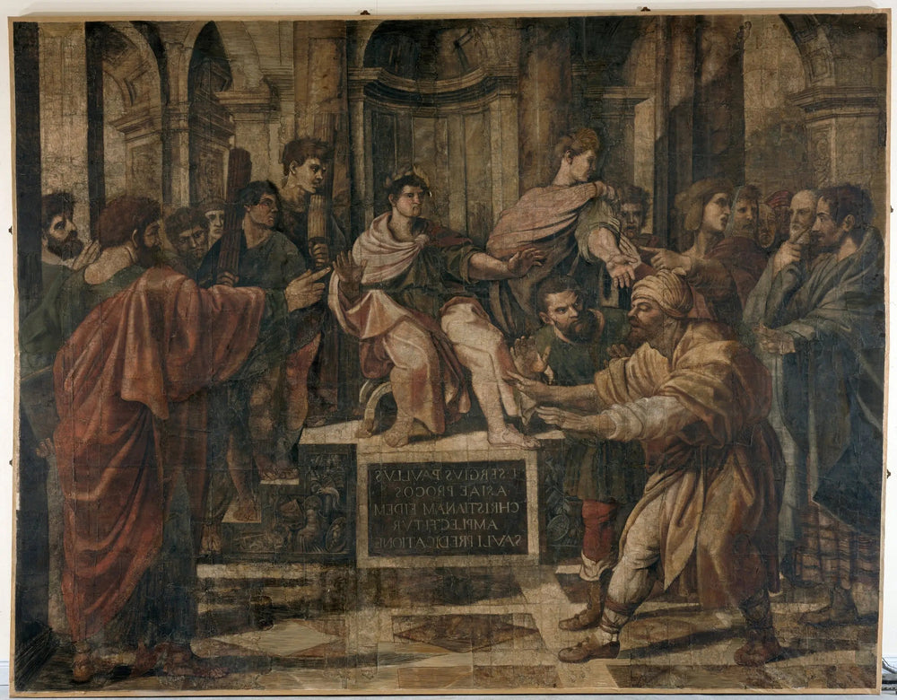L'aveuglement d'Elymas - Raphaël Sanzio image 1 reproduction réalisée par Alpha Reproduction