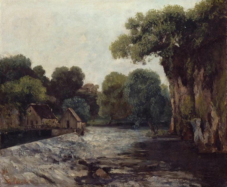 Loue Kanalı - Gustave Courbet