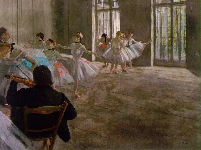Dans Okulu. Prova - Edgar Degas