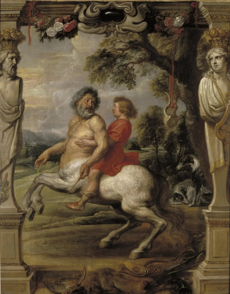 Achilles'in Eğitimi - Peter Paul Rubens