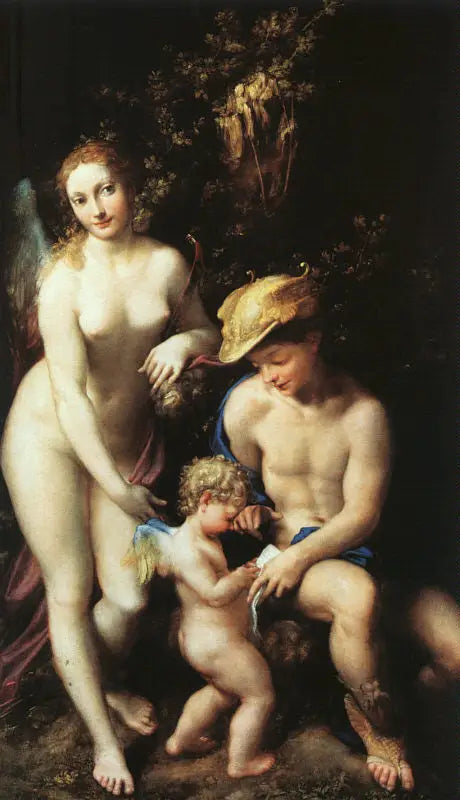 Kupidin Eğitimi - Antonio da Correggio
