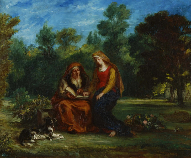 Bakire'nin Eğitimi - Eugène Delacroix