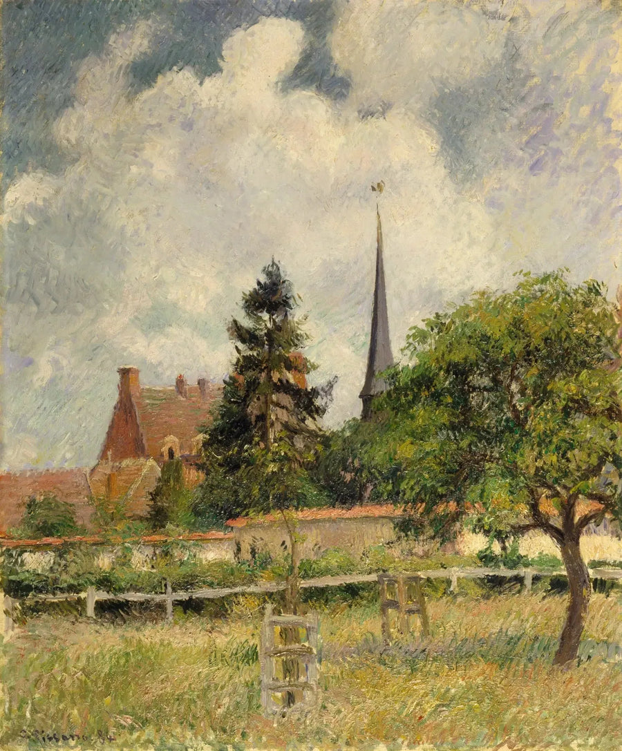 Eragny Kilisesi - Camille Pissarro