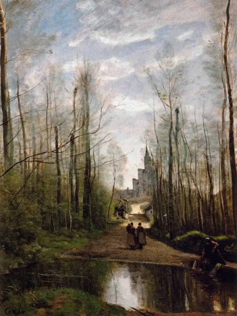 Marissel Kilisesi - Jean-Baptiste Camille Corot