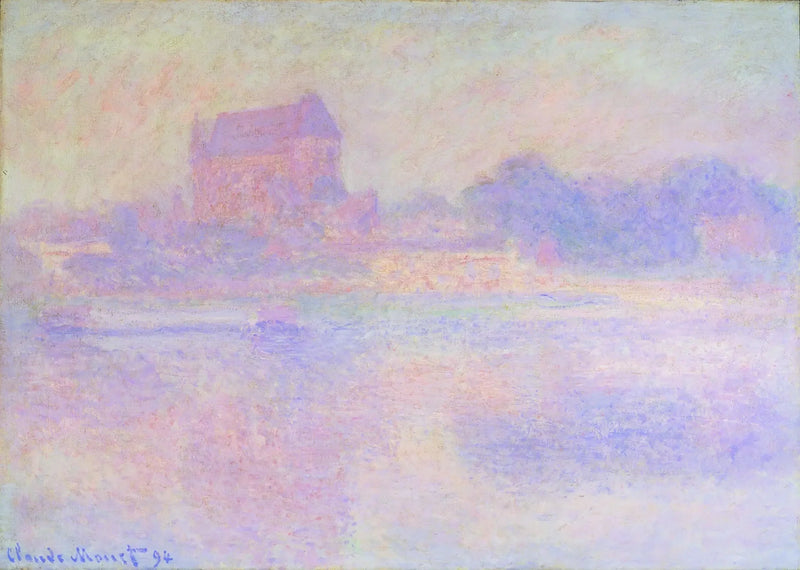 Vernon Kilisesi, sis - Claude Monet