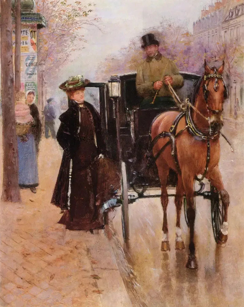 Şık At Arabasıyla - Jean Béroud