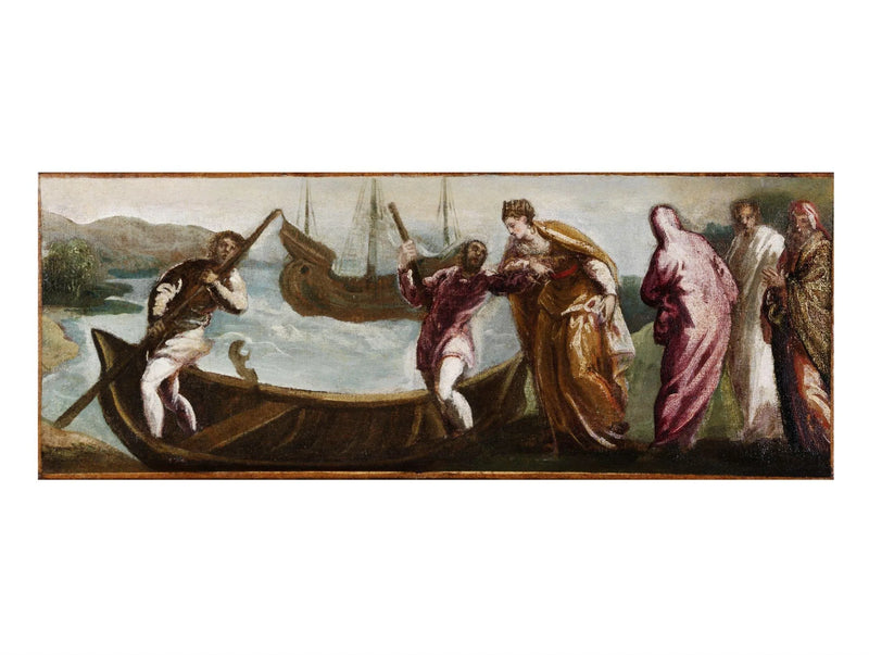 Sainte-Hélène'den Kutsal Topraklar'a Gemi Yolculuğu - Jacopo Tintoretto