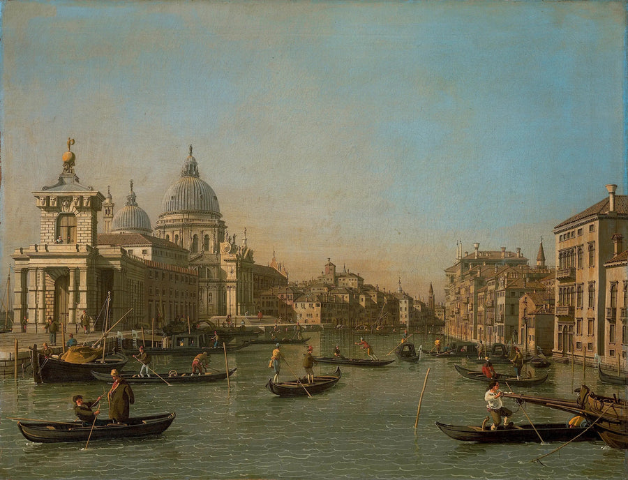 Grand Kanal Ağzı, Gümrük Burnu ve Santa Maria della Salute - Canaletto