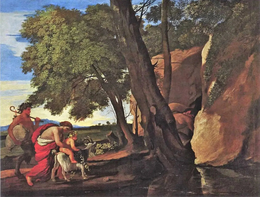 Bacchus'un Çocukluğu - Nicolas Poussin