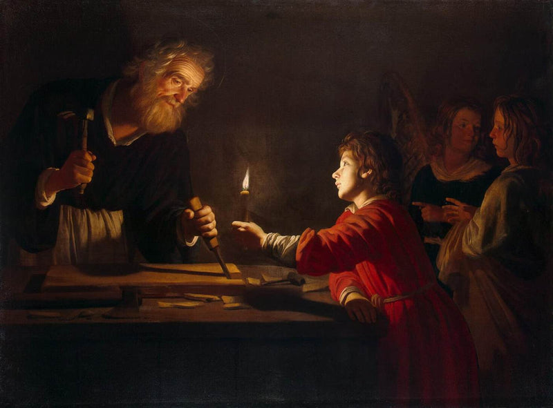 İsa'nın Çocukluğu - Gerrit van Honthorst